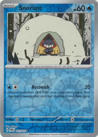 Snorunt [Reverse Holo] 051/167