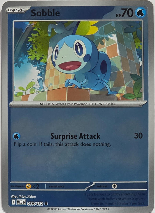 Sobble #39 (Reverse Holo) - Mega Evolution
