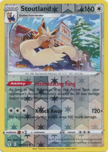 Stoutland #135 - Evolving Skies (Reverse Holo)