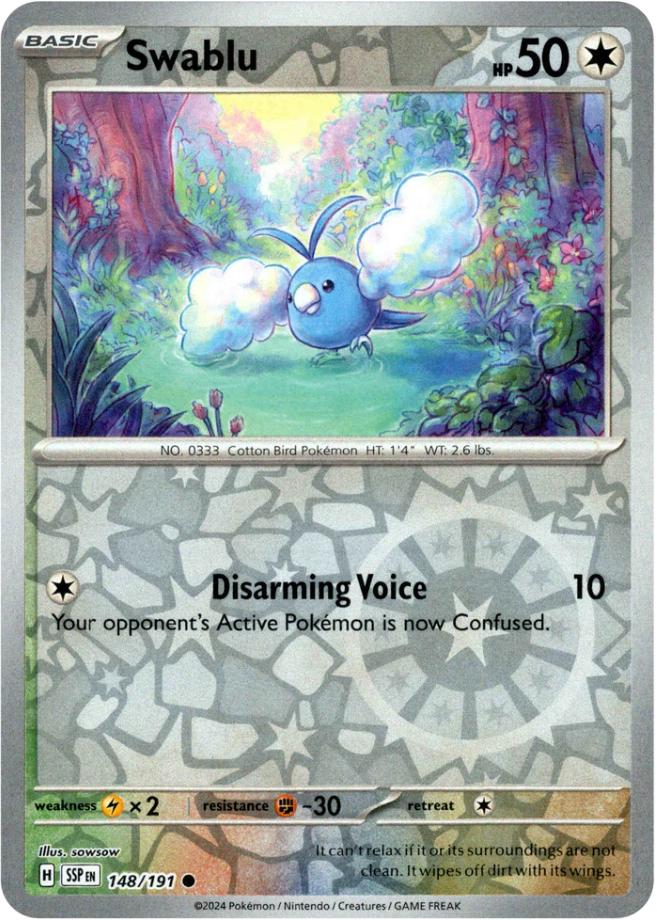 Swablu [Reverse Holo] 148/191