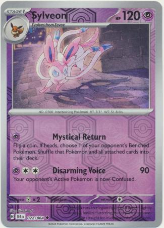 Sylveon #22 (Reverse Holo) - Shrouded Fable