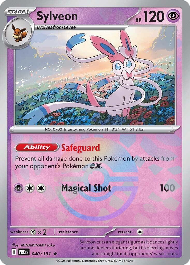 Sylveon (Poke Ball) #40 - Prismatic Evolutions