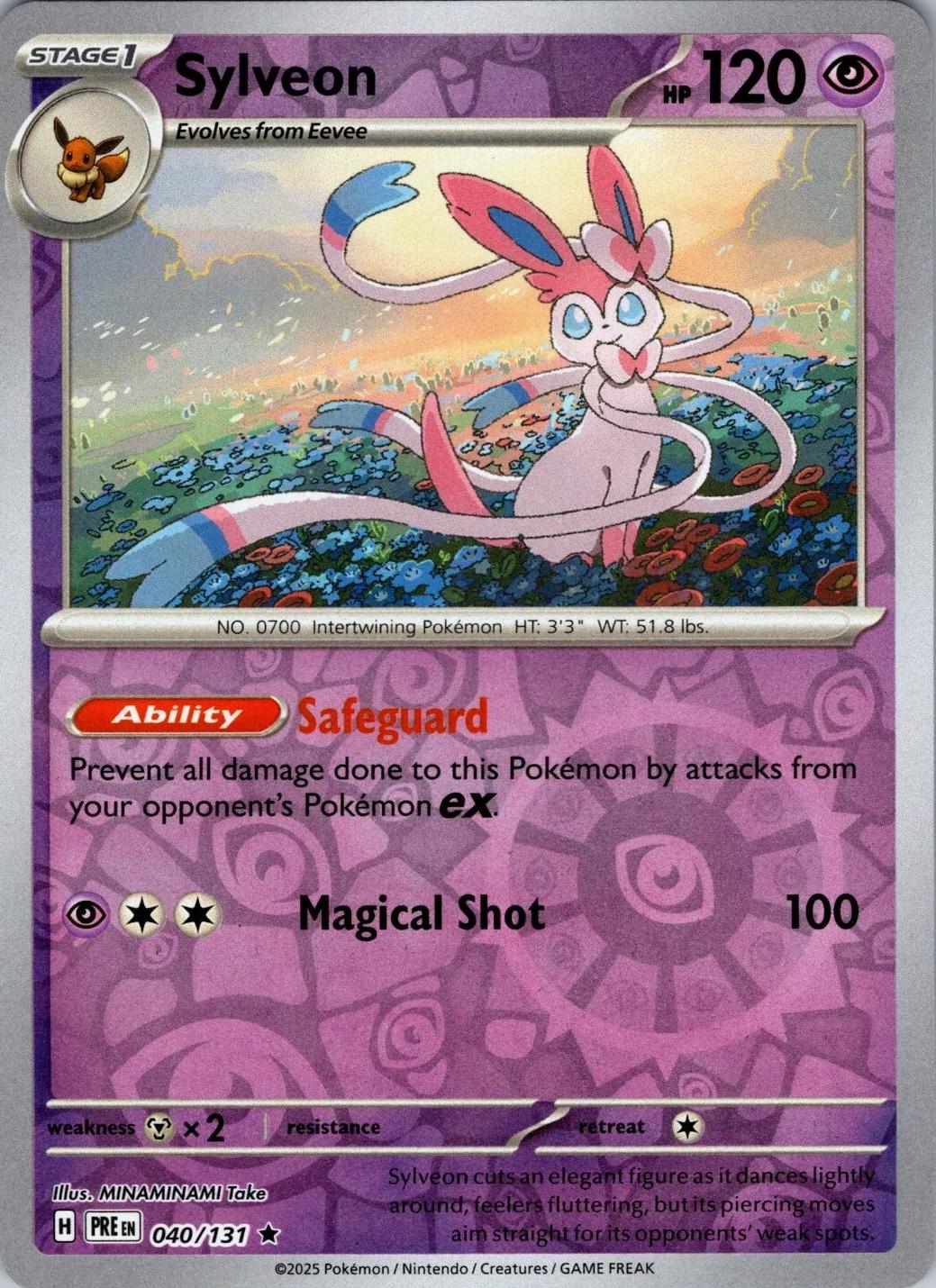 Sylveon [Reverse] #40 - Prismatic Evolutions