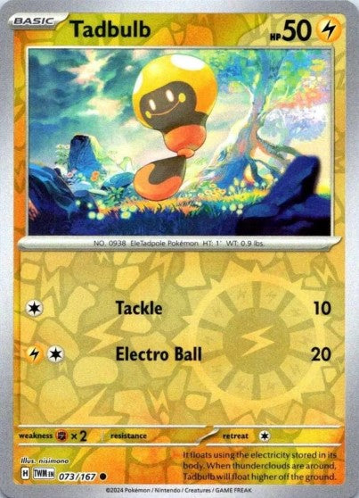 Tadbulb [Reverse Holo] 073/167