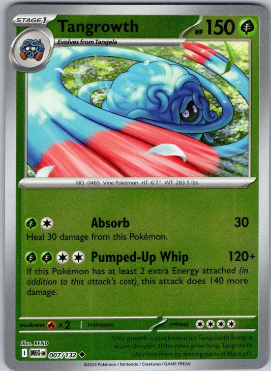 Tangrowth #7 (Reverse Holo) - Mega Evolution