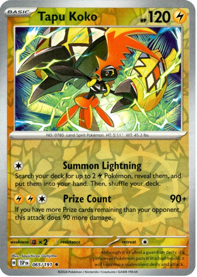 Tapu Koko [Reverse Holo] 065/191