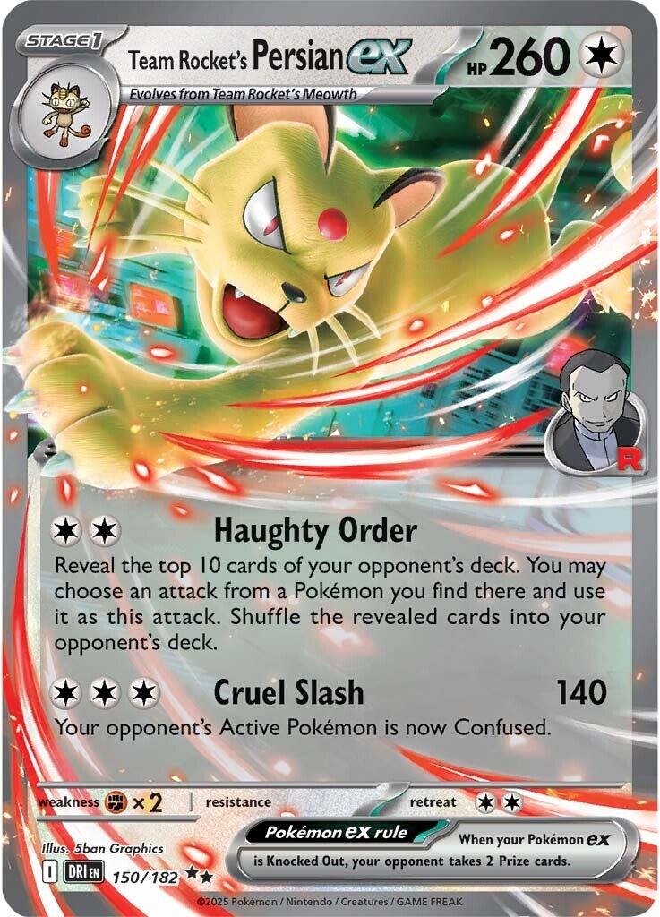 Team Rocket's Persian ex #150 - Destined Rivals