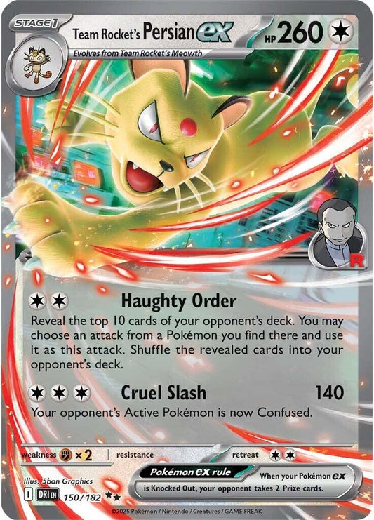 Team Rocket's Persian ex #150 - Destined Rivals