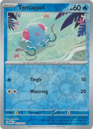 Tentacool [Reverse Holo] 072/165