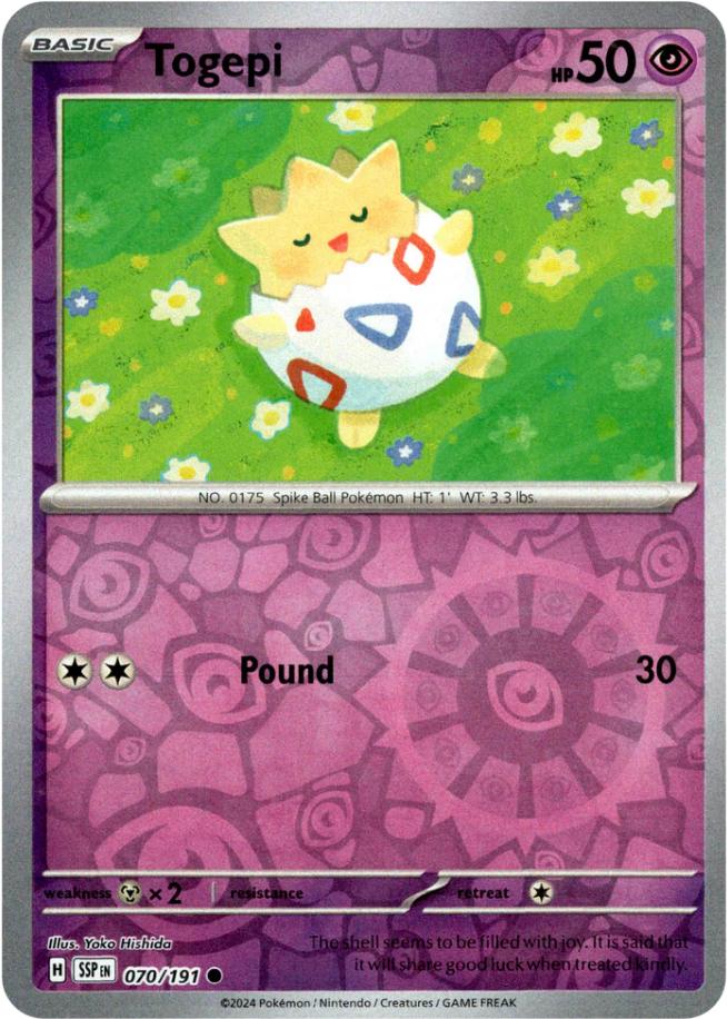 Togepi [Reverse Holo] 070/191