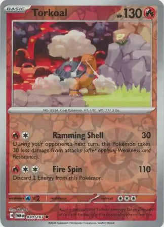 Torkoal [Reverse Holo] 030/167