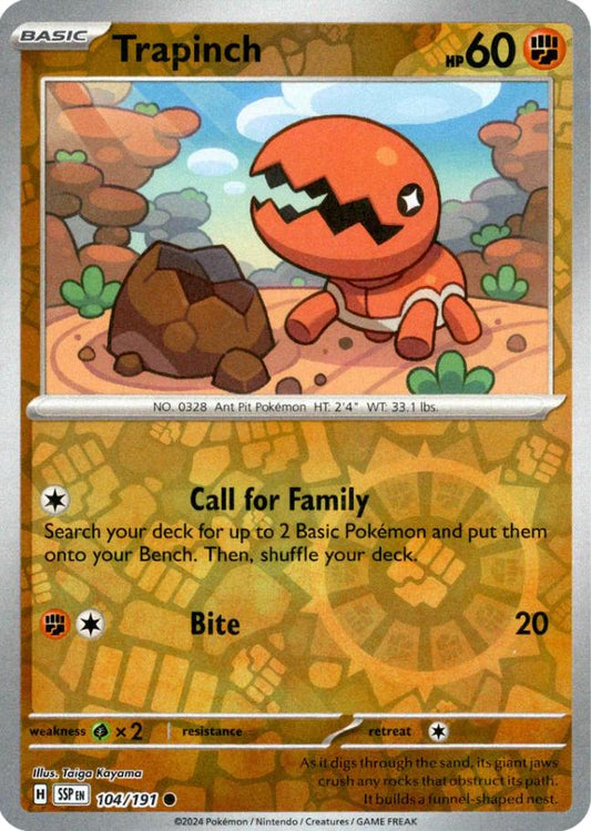 Trapinch [Reverse Holo] 104/191