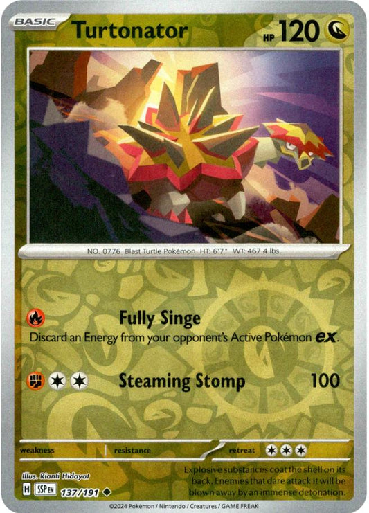 Turtonator [Reverse Holo] 137/191