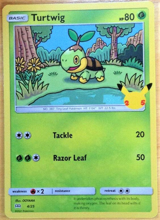 Turtwig #4 - Pokemon Mcdonalds 2021