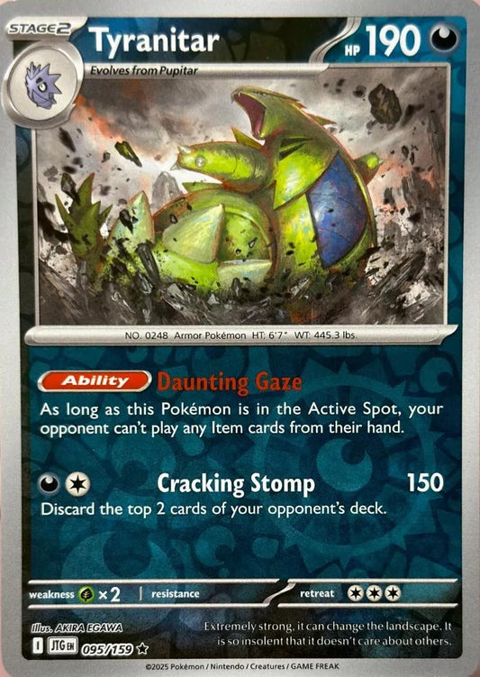 Tyranitar #95 (Reverse Holo) - Journey Together