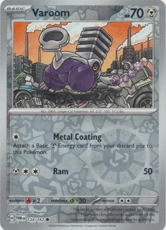 Varoom [Reverse Holo] 124/167