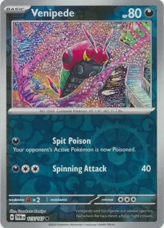 Venipede [Reverse Holo] 115/167