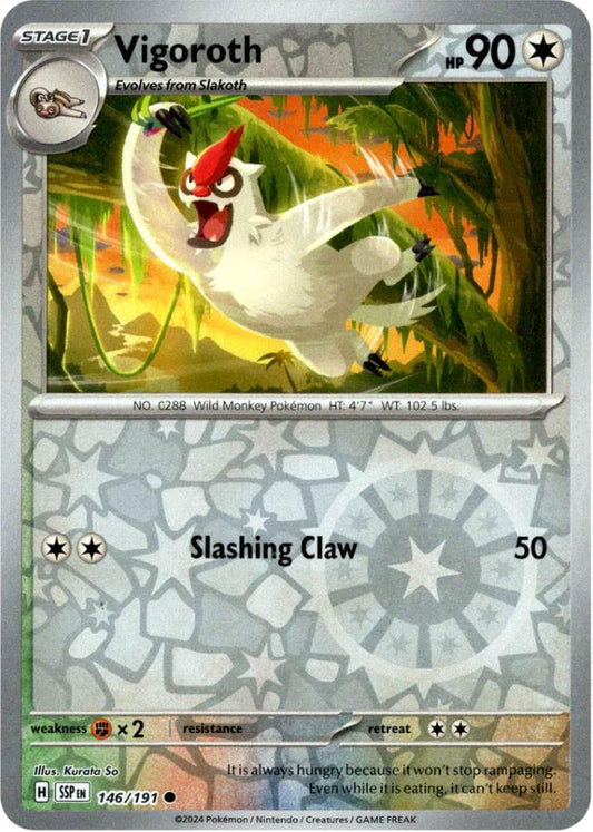 Vigoroth [Reverse Holo] 146/191