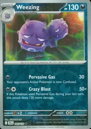 Weezing [Reverse Holo] 92 Pokemon Journey Together