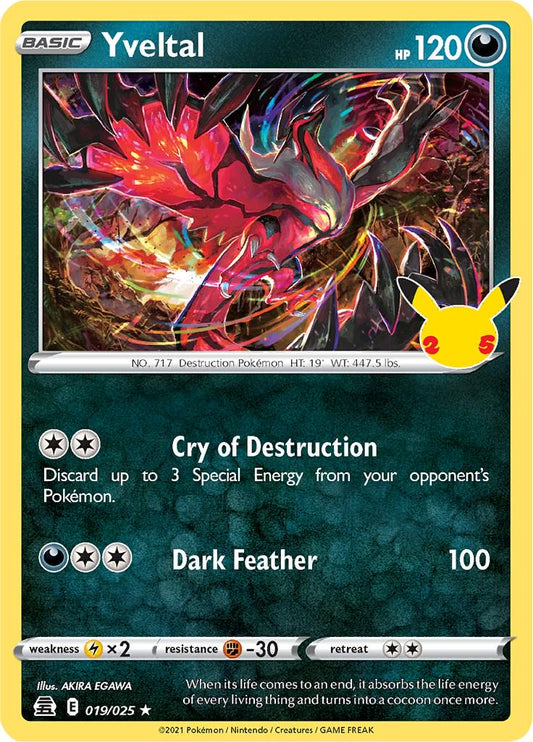 Yveltal #19 - Pokemon Celebrations